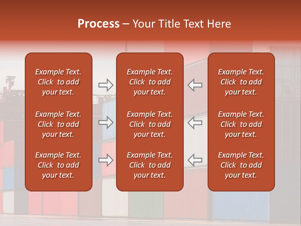 Steel Industry Shipping PowerPoint Template