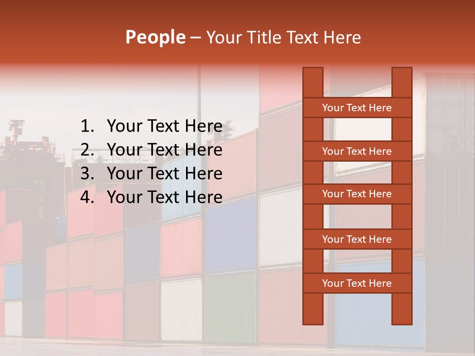Steel Industry Shipping PowerPoint Template