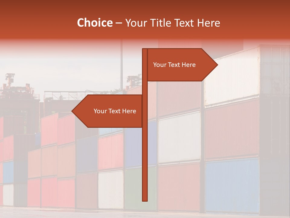 Steel Industry Shipping PowerPoint Template