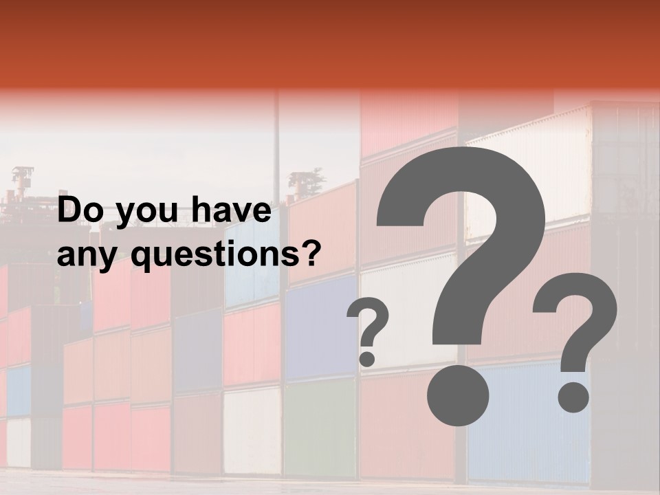 Steel Industry Shipping PowerPoint Template