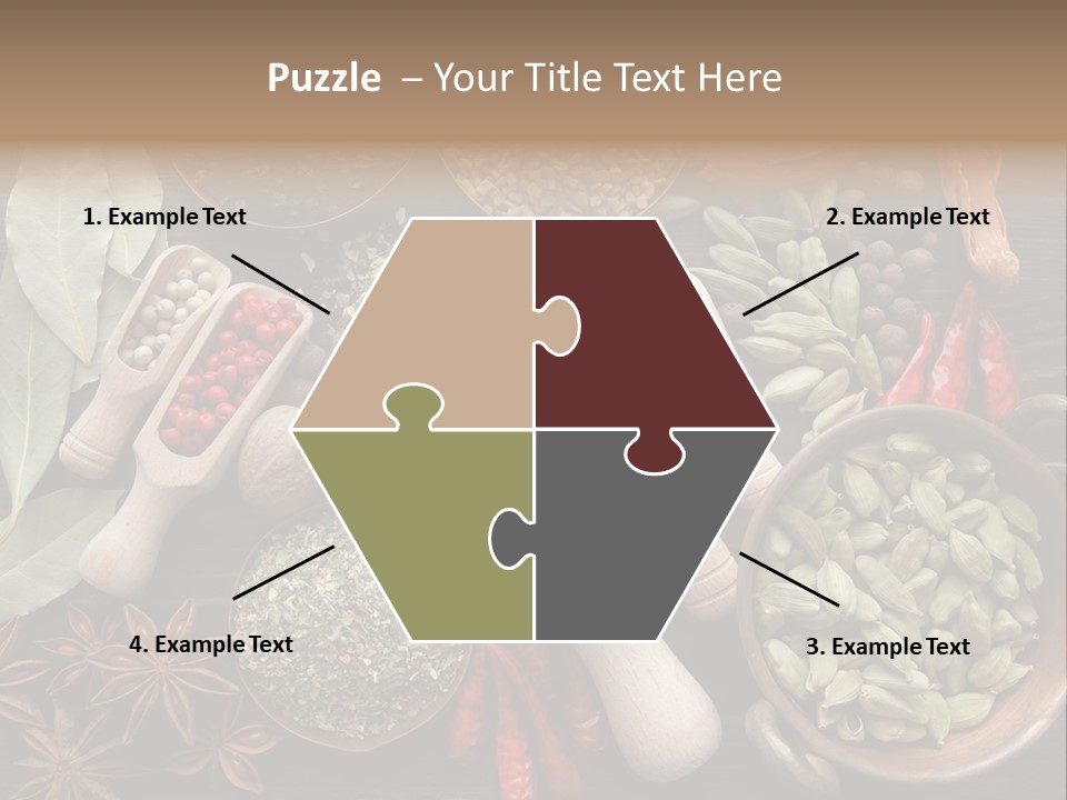 Mace Assortment Cardamon PowerPoint Template