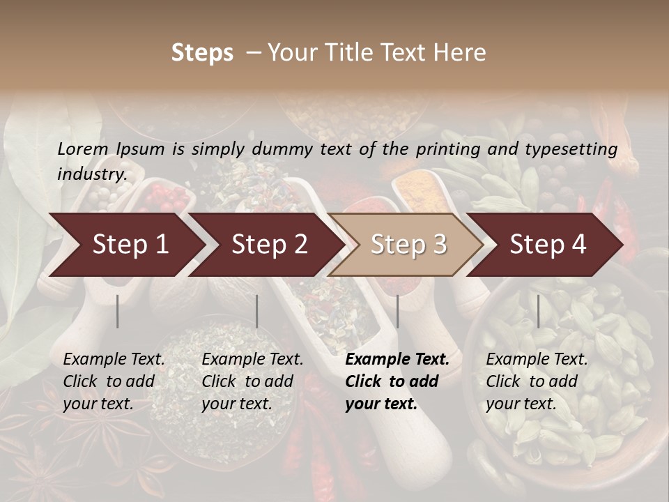 Mace Assortment Cardamon PowerPoint Template