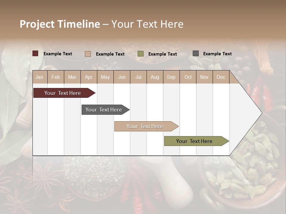 Mace Assortment Cardamon PowerPoint Template