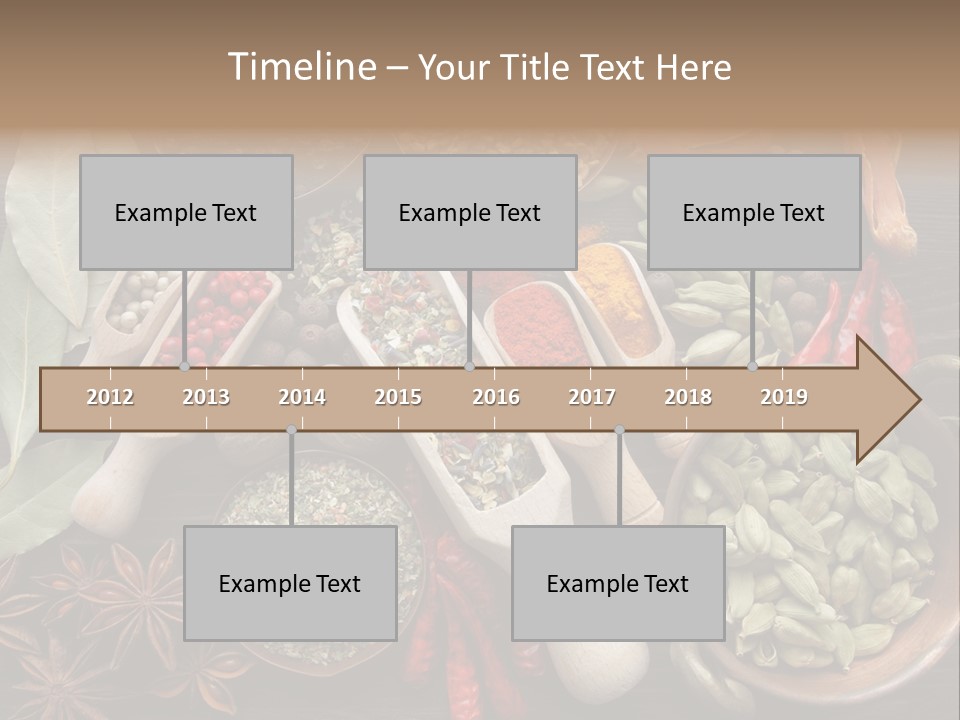 Mace Assortment Cardamon PowerPoint Template