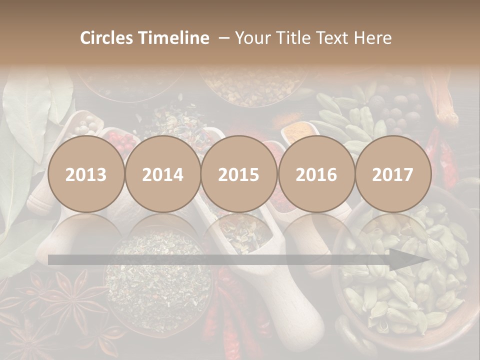 Mace Assortment Cardamon PowerPoint Template