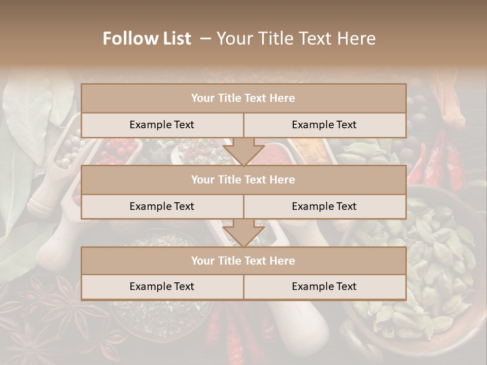 Mace Assortment Cardamon PowerPoint Template