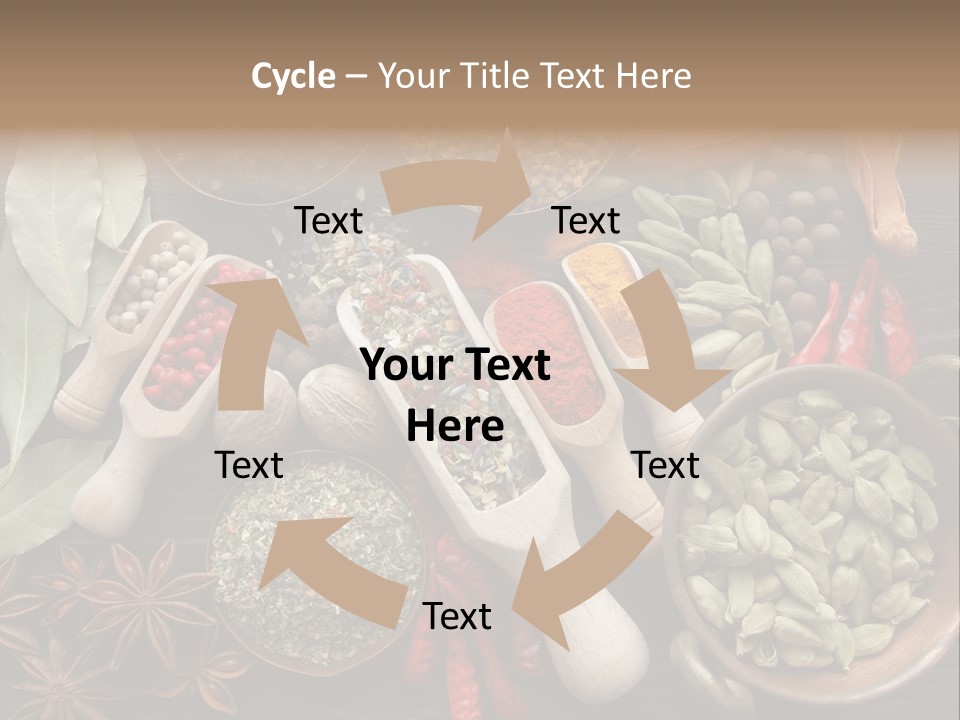 Mace Assortment Cardamon PowerPoint Template