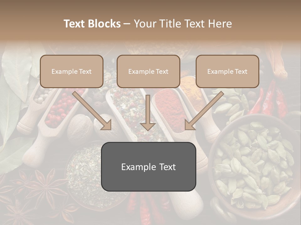 Mace Assortment Cardamon PowerPoint Template