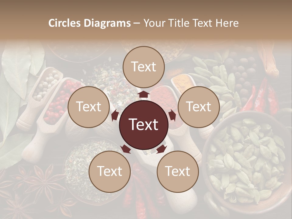 Mace Assortment Cardamon PowerPoint Template