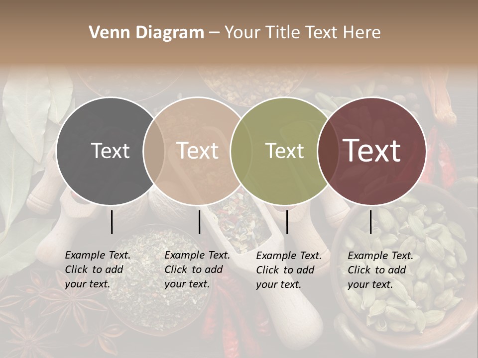 Mace Assortment Cardamon PowerPoint Template