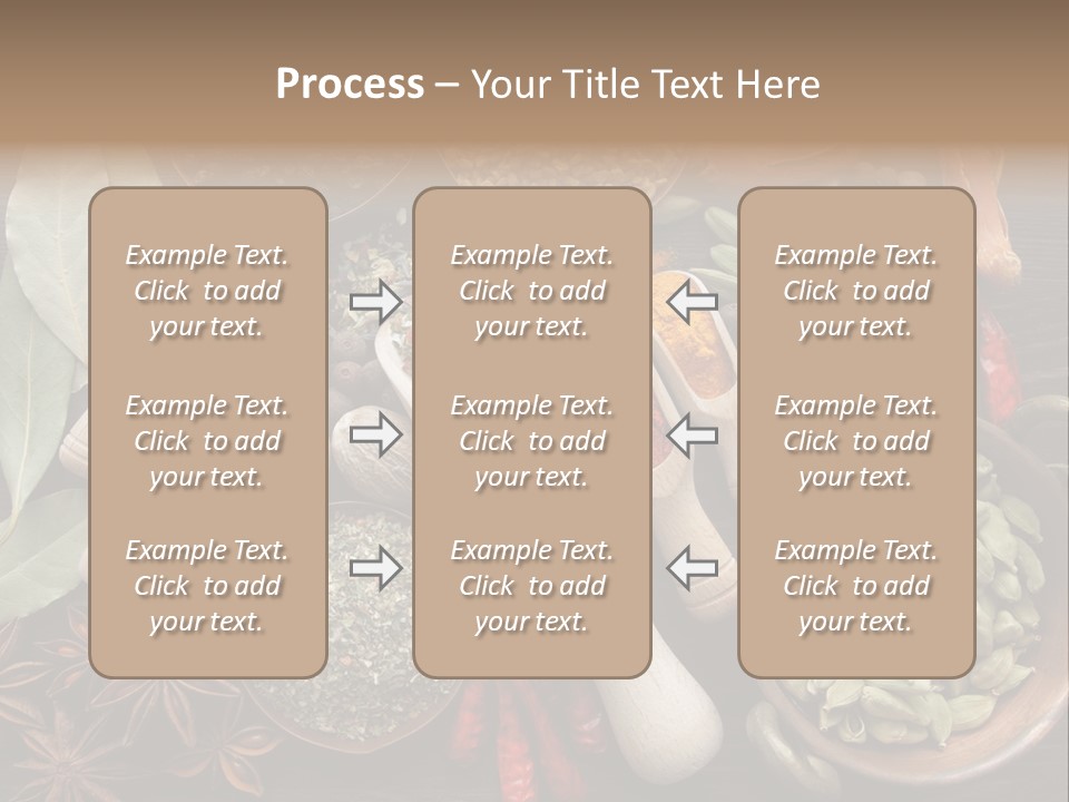 Mace Assortment Cardamon PowerPoint Template