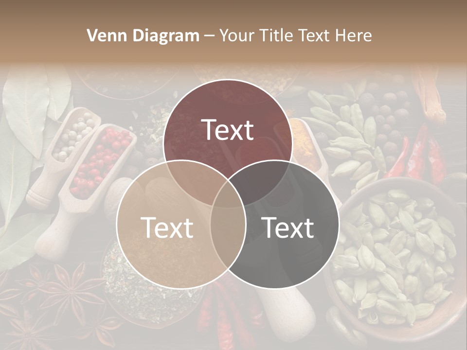 Mace Assortment Cardamon PowerPoint Template