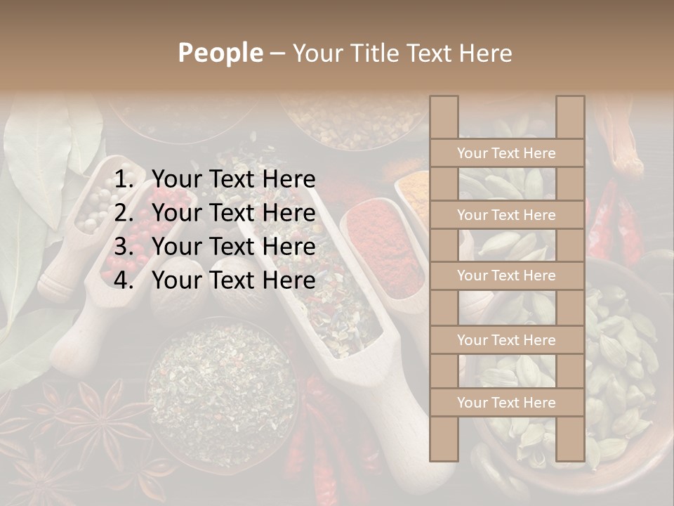 Mace Assortment Cardamon PowerPoint Template