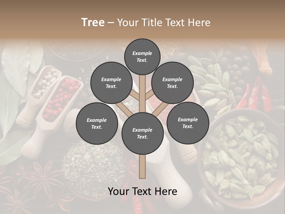 Mace Assortment Cardamon PowerPoint Template