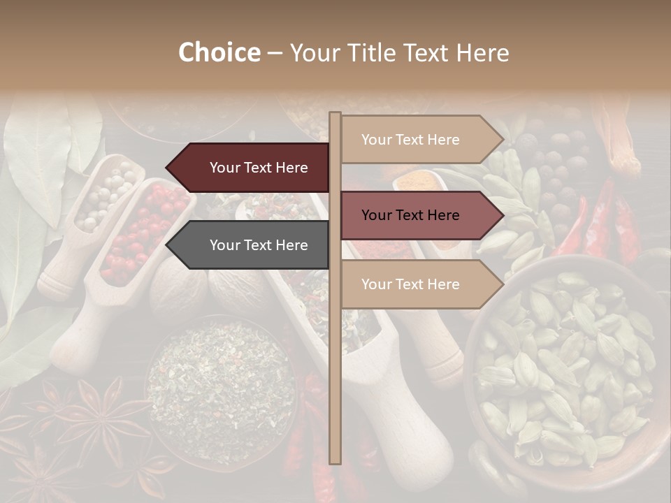 Mace Assortment Cardamon PowerPoint Template
