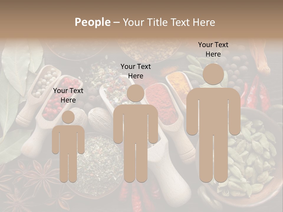 Mace Assortment Cardamon PowerPoint Template