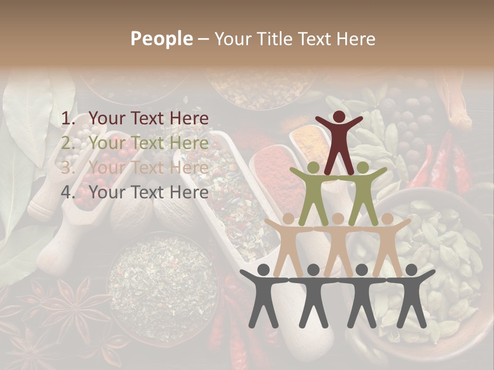 Mace Assortment Cardamon PowerPoint Template