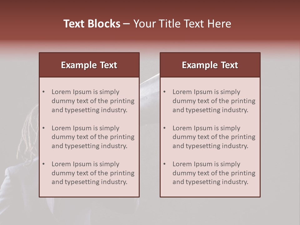 Shout Stubble Young Man PowerPoint Template