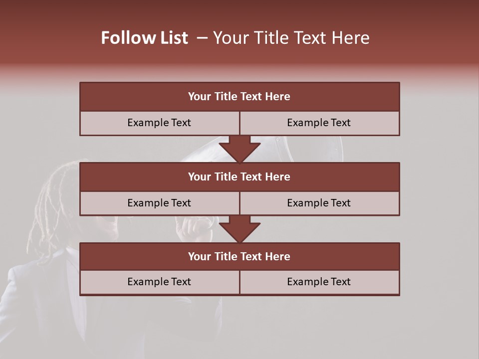 Shout Stubble Young Man PowerPoint Template
