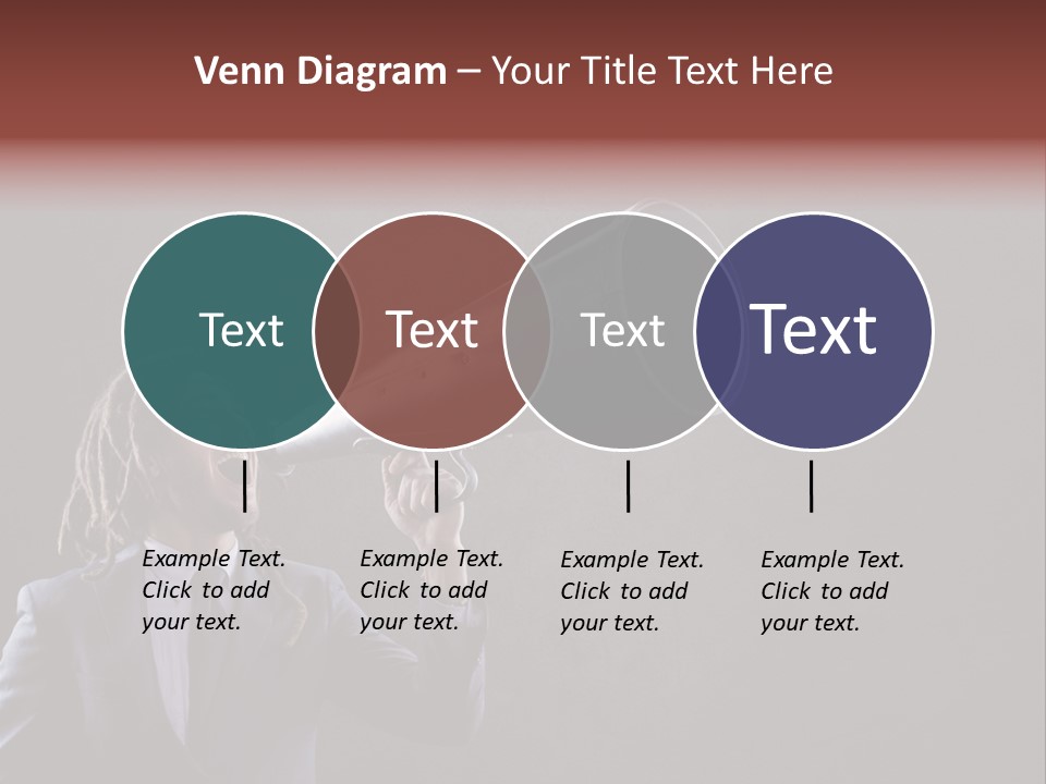 Shout Stubble Young Man PowerPoint Template