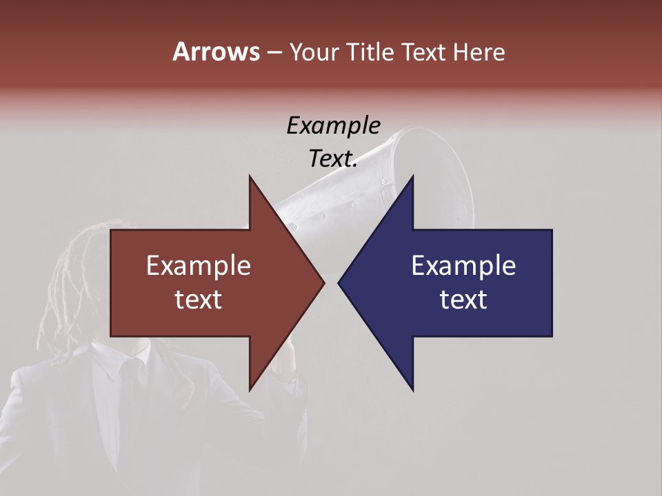 Shout Stubble Young Man PowerPoint Template