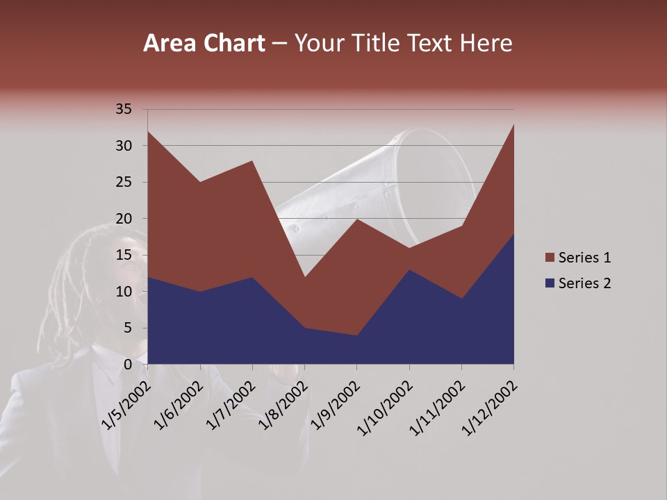Shout Stubble Young Man PowerPoint Template