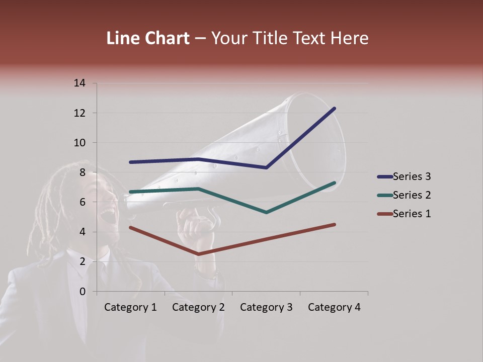 Shout Stubble Young Man PowerPoint Template