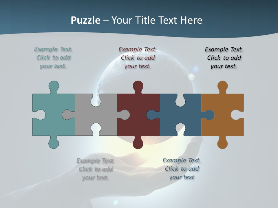 Holding Nation Success PowerPoint Template