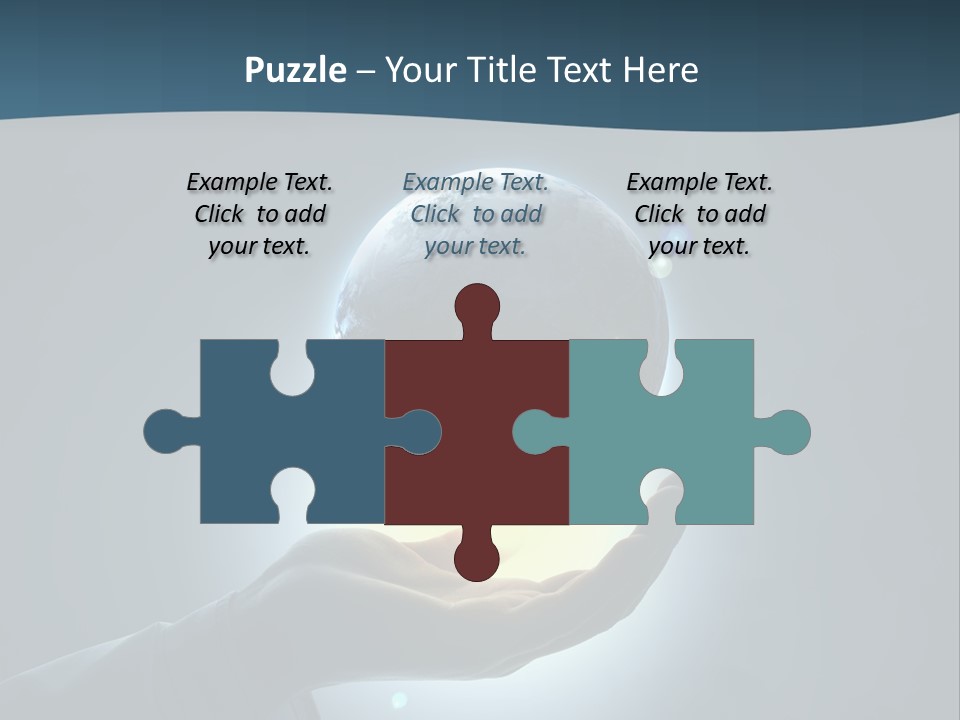 Holding Nation Success PowerPoint Template