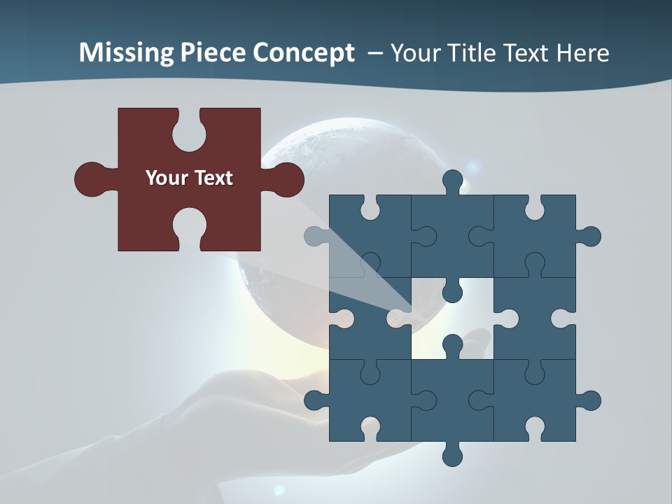 Holding Nation Success PowerPoint Template