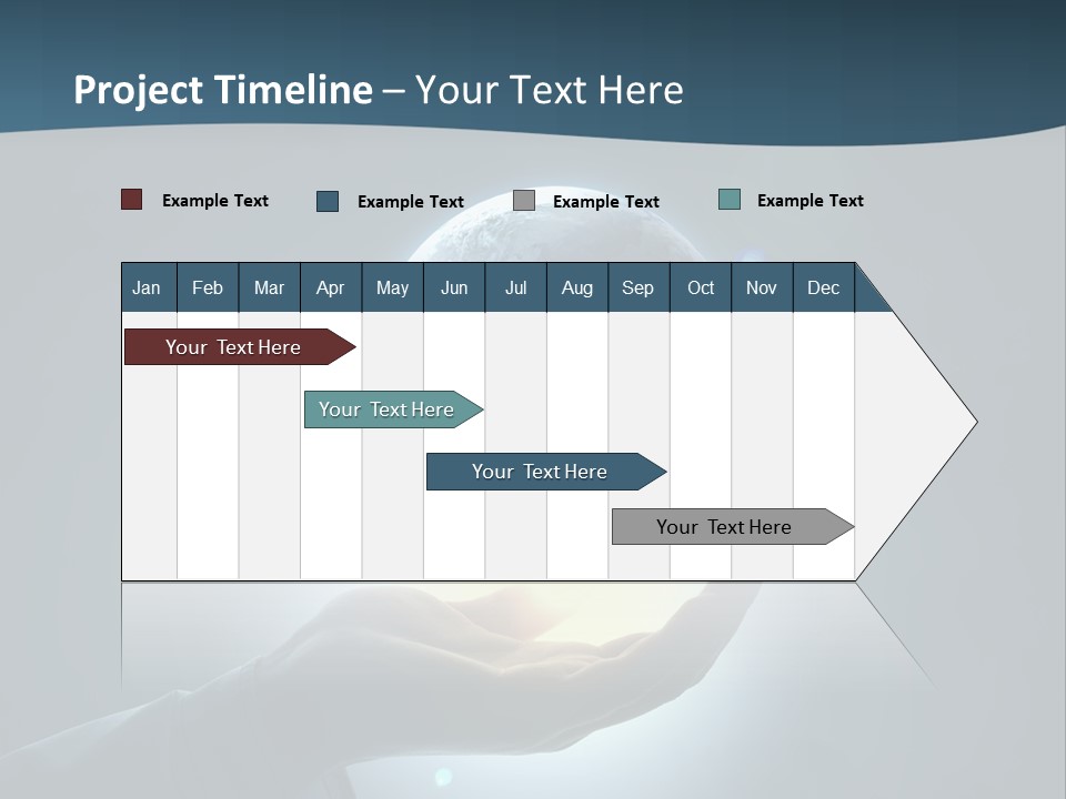 Holding Nation Success PowerPoint Template