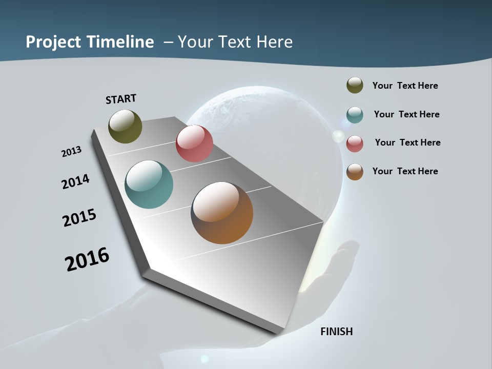 Holding Nation Success PowerPoint Template