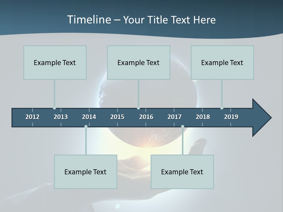Holding Nation Success PowerPoint Template