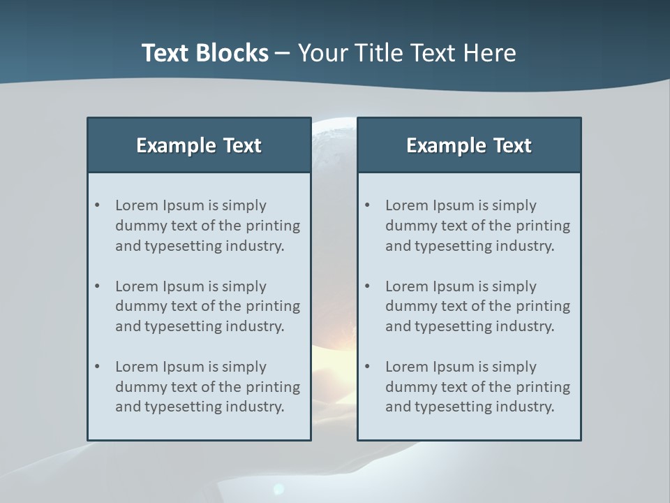 Holding Nation Success PowerPoint Template