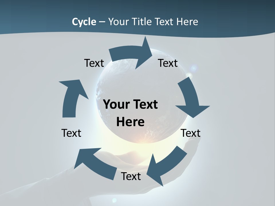 Holding Nation Success PowerPoint Template