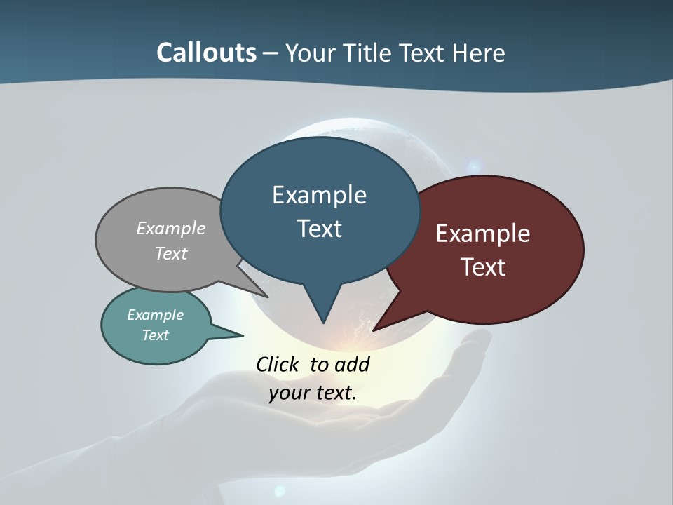 Holding Nation Success PowerPoint Template