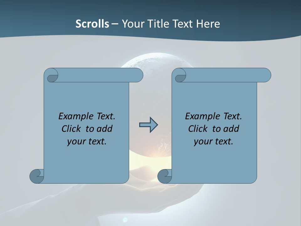 Holding Nation Success PowerPoint Template