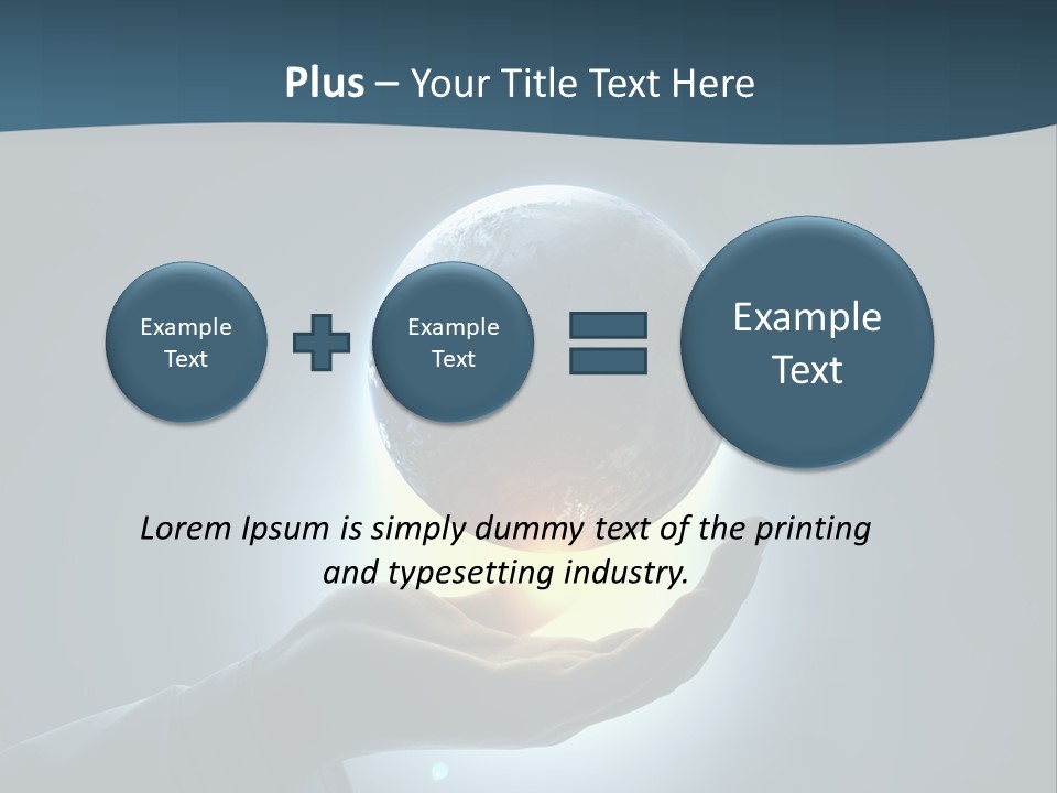 Holding Nation Success PowerPoint Template