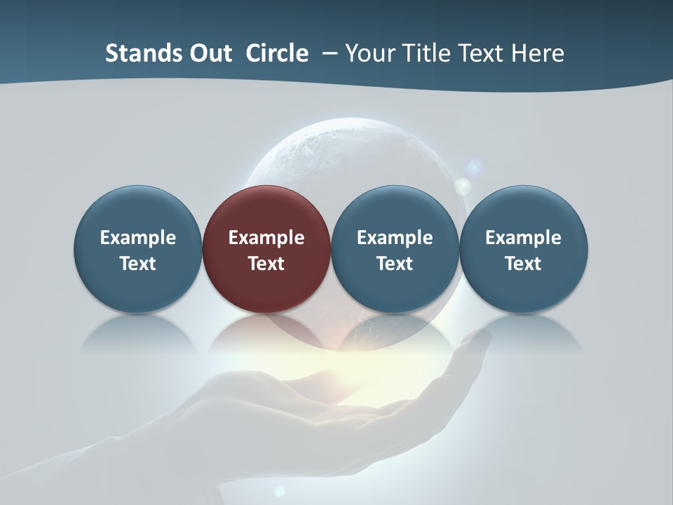 Holding Nation Success PowerPoint Template