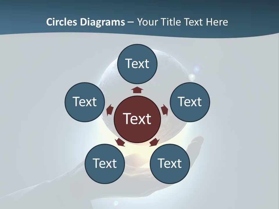 Holding Nation Success PowerPoint Template