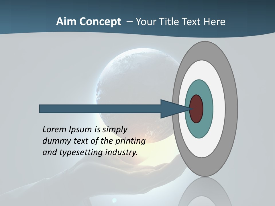 Holding Nation Success PowerPoint Template