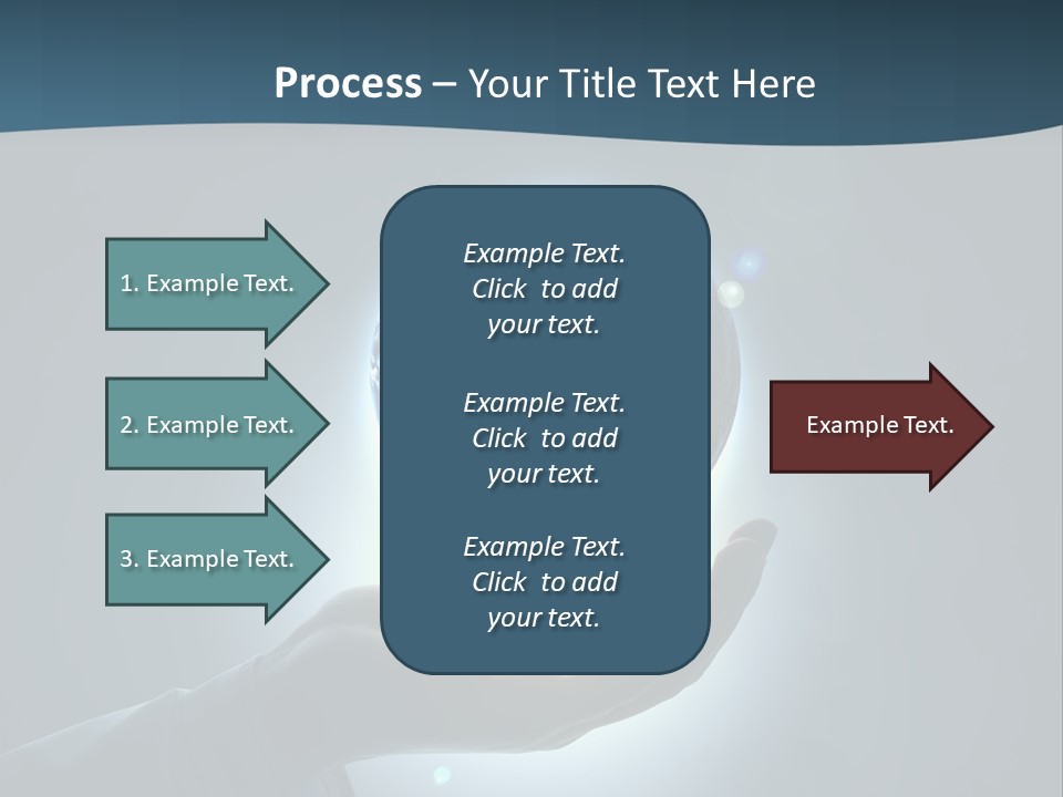Holding Nation Success PowerPoint Template
