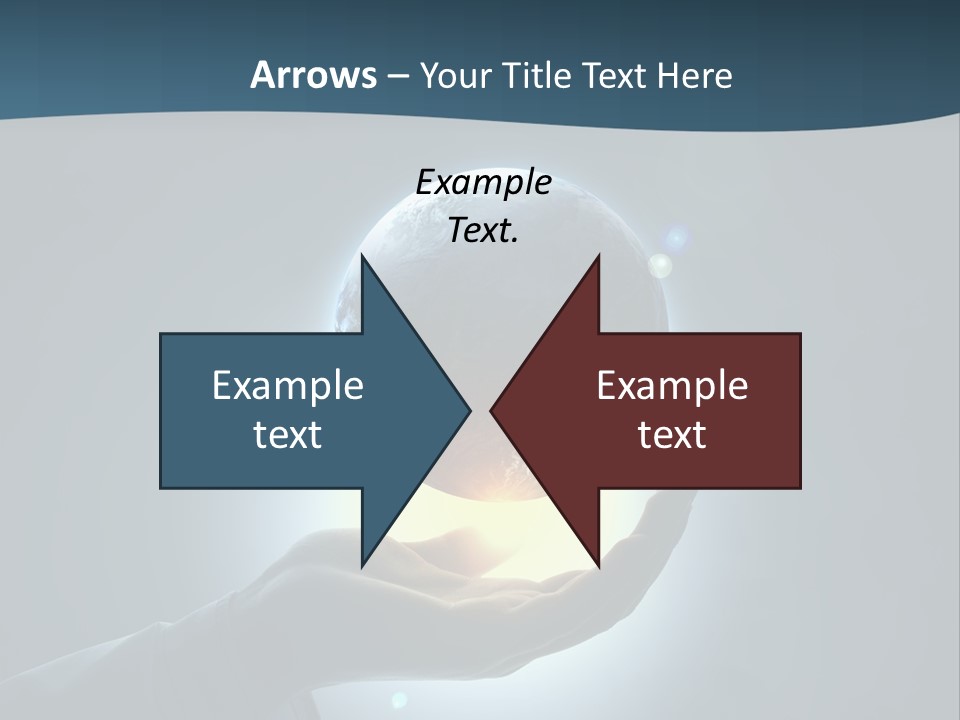 Holding Nation Success PowerPoint Template