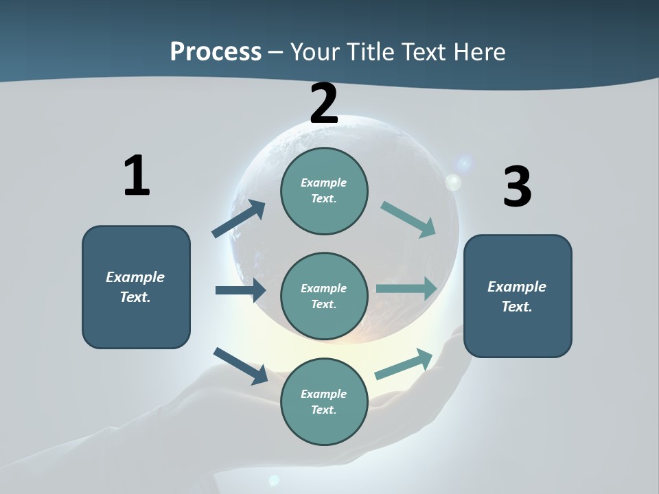 Holding Nation Success PowerPoint Template