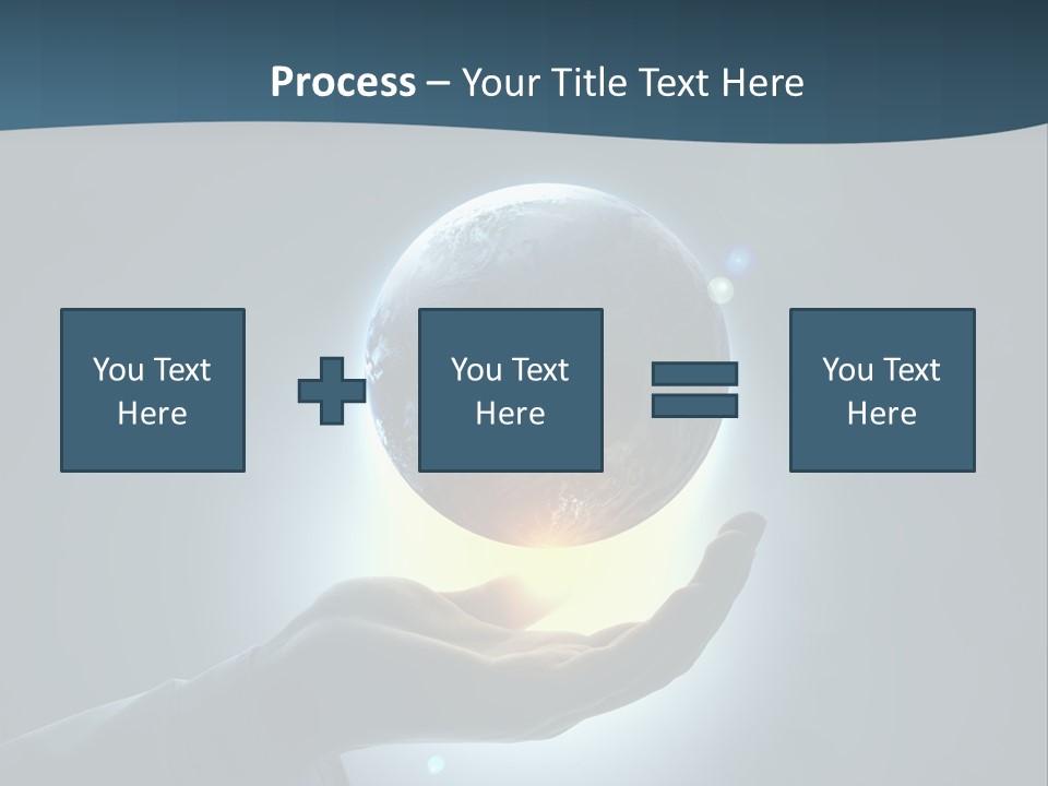 Holding Nation Success PowerPoint Template