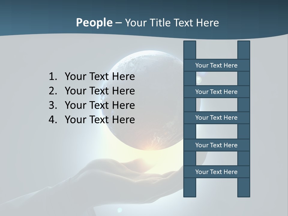 Holding Nation Success PowerPoint Template