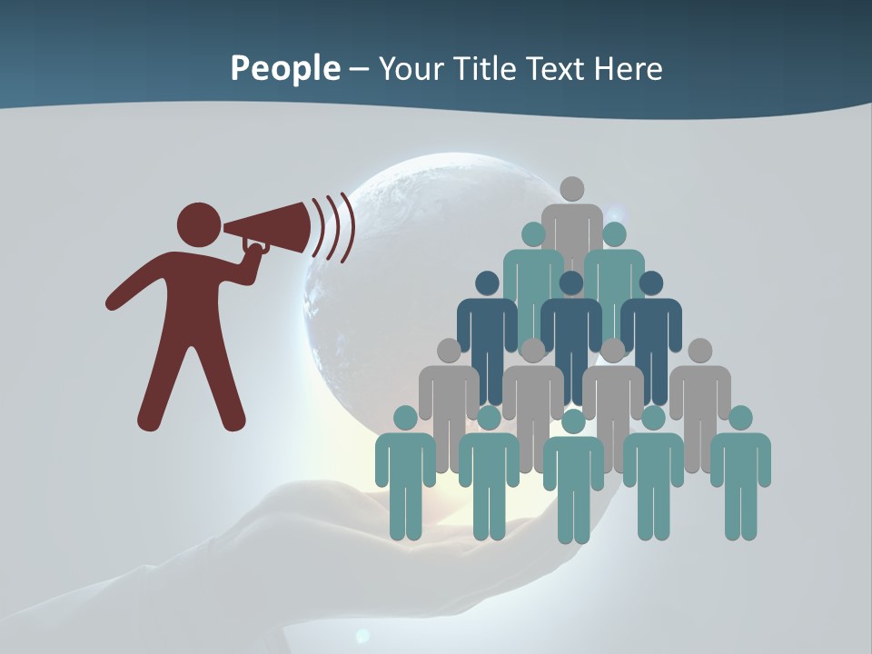 Holding Nation Success PowerPoint Template