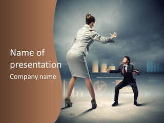 Arm Competition Quarrel PowerPoint Template