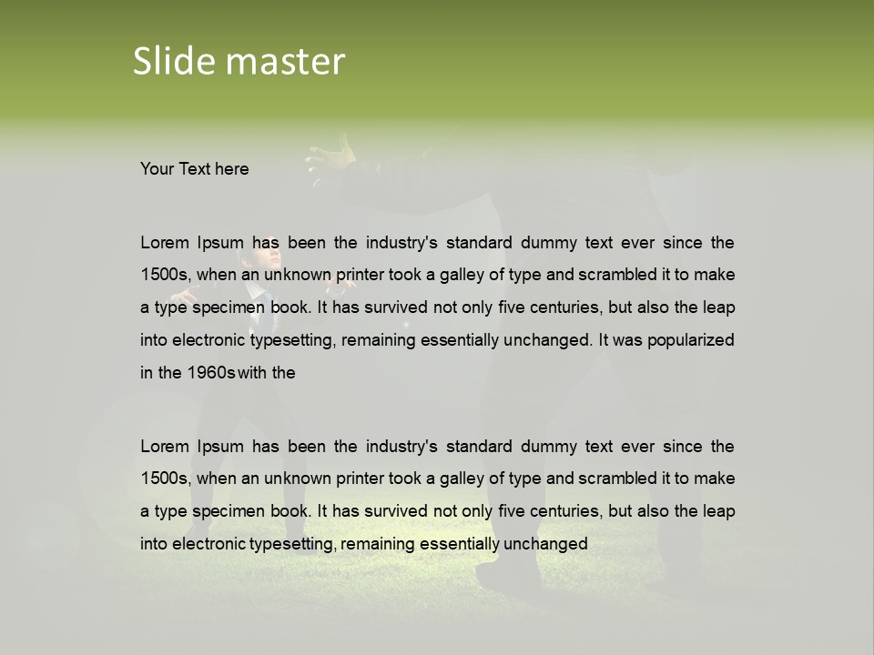 Corporate Competition Disagreement PowerPoint Template