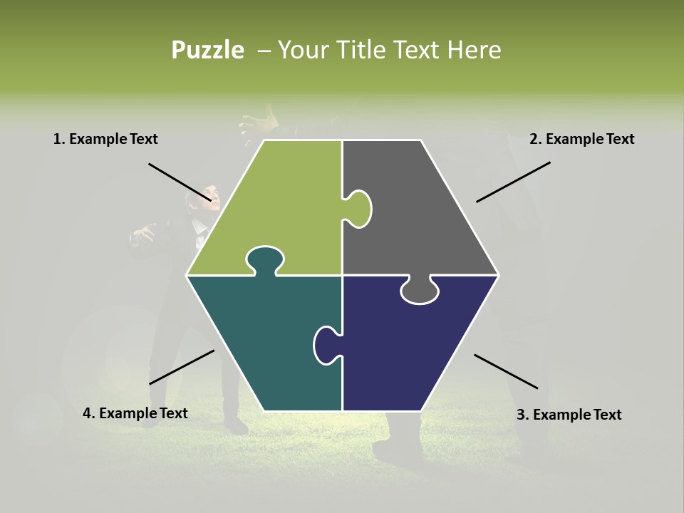 Corporate Competition Disagreement PowerPoint Template
